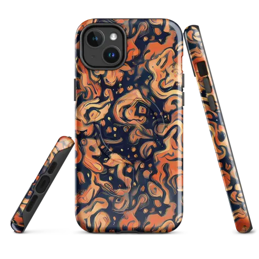 Tangerine Abyss on a MagSafe Tough Case for iPhone®