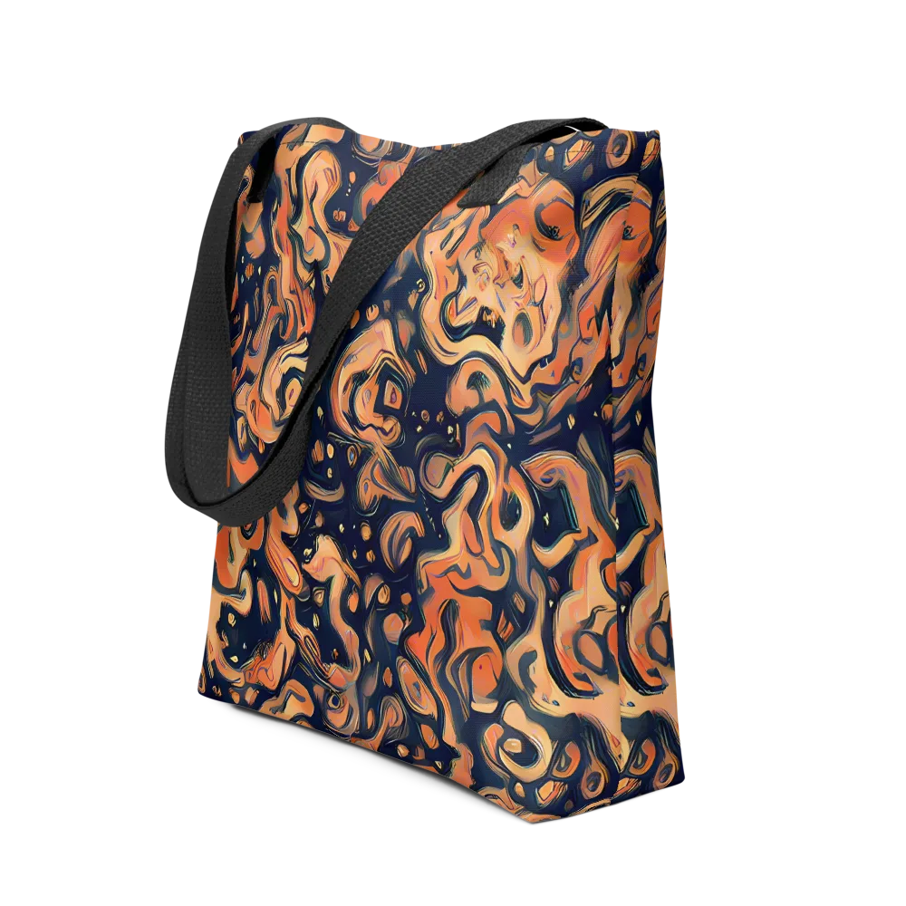 Tangerine Abyss on Tote Bag — Front