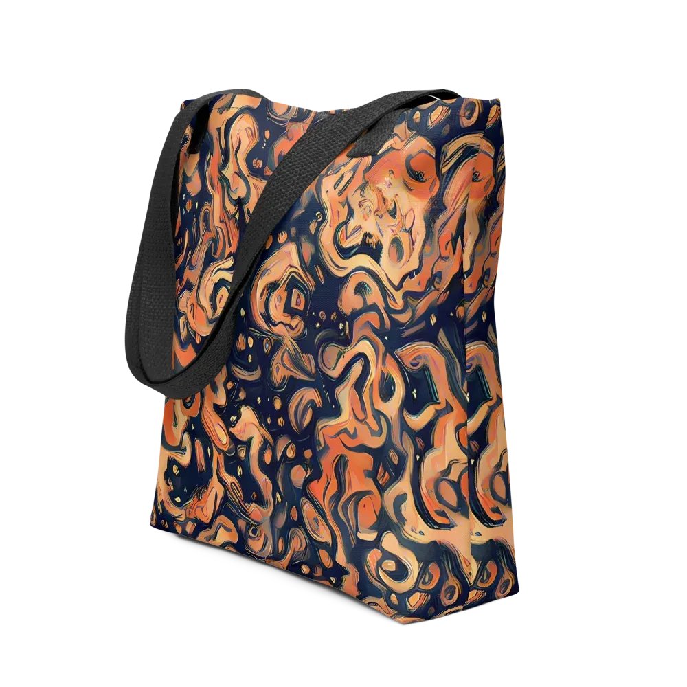 Tangerine Abyss on Tote Bag — Front