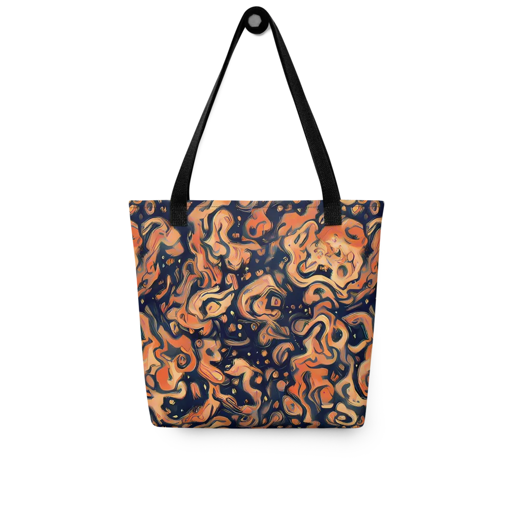 Tangerine Abyss on Tote Bag — Front