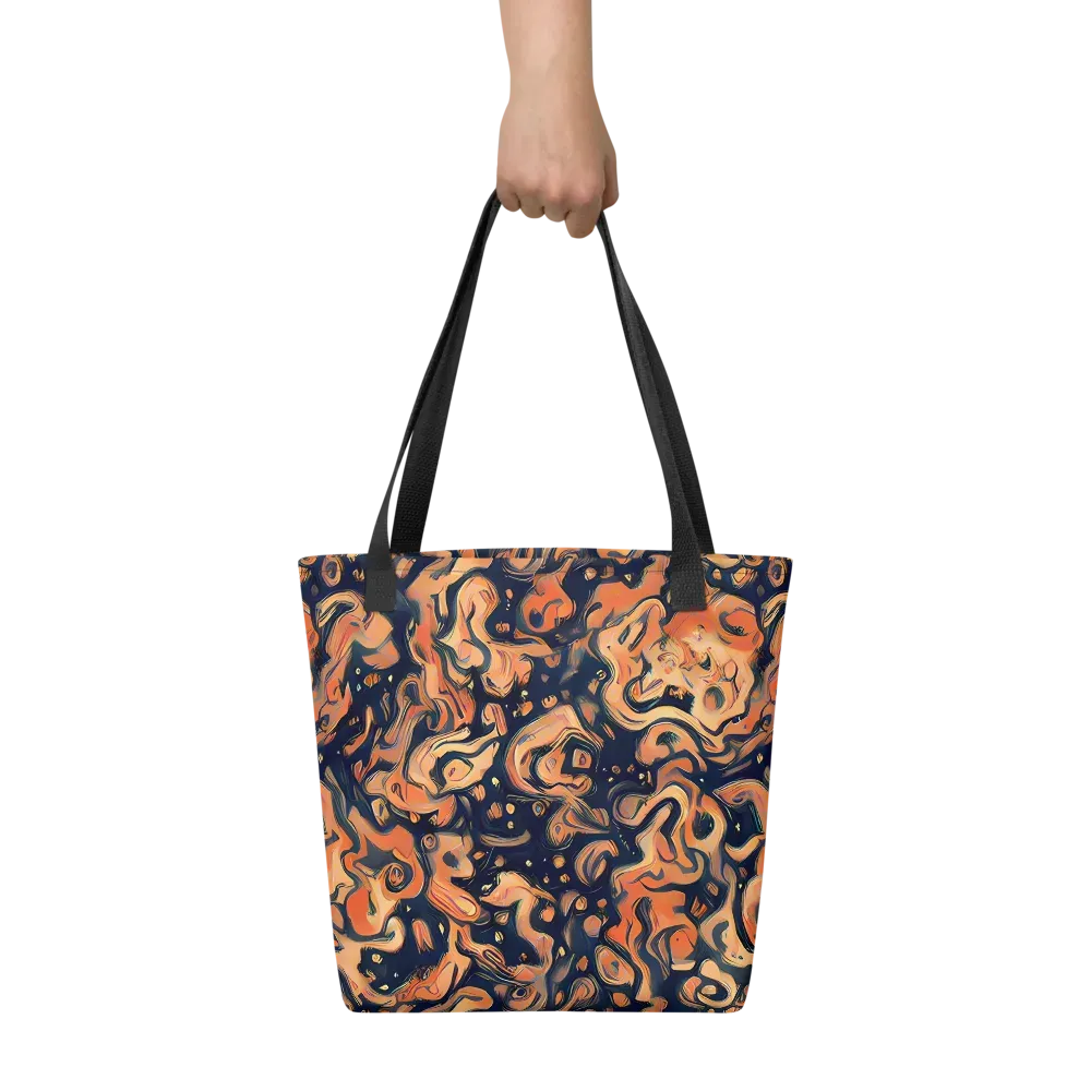 Tangerine Abyss on Tote Bag — Front