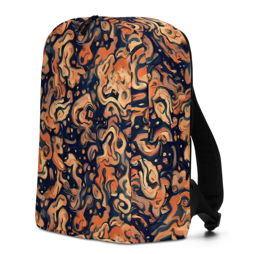 Tangerine Abyss on a Minimalist Backpack