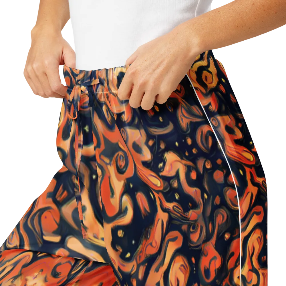 Tangerine Abyss on Women's Pajama Pants — Product details