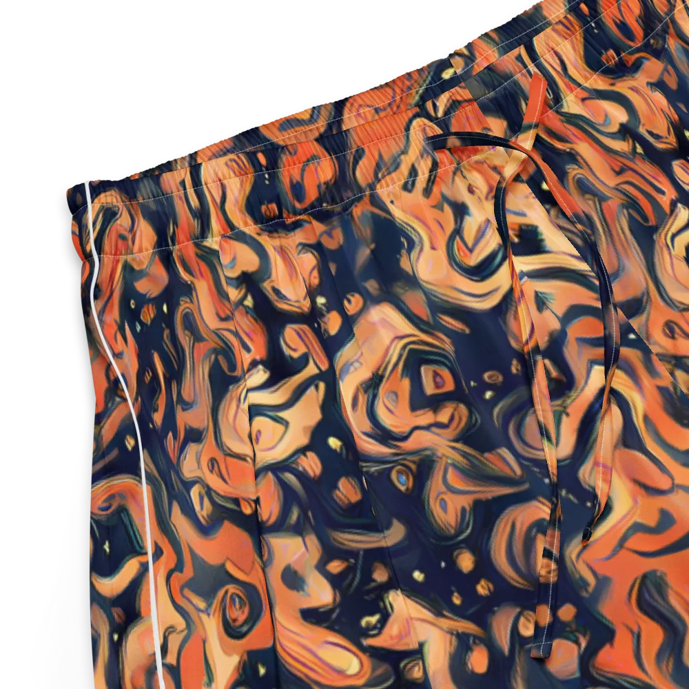 Tangerine Abyss on Women's Pajama Shorts — Product details