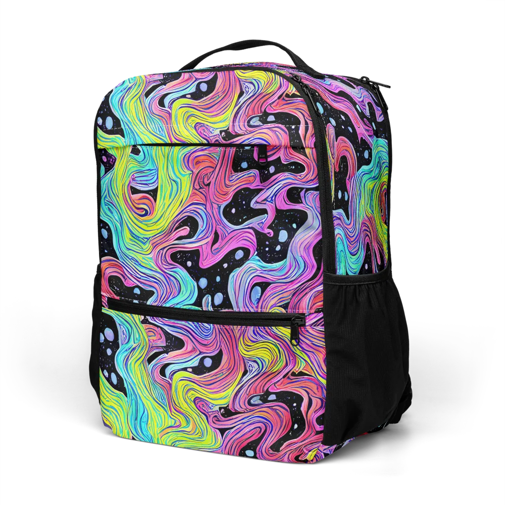 Afterglow Rapids on Utility Backpack — Left Front