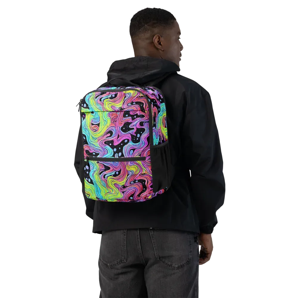 Afterglow Rapids on Utility Backpack — Back