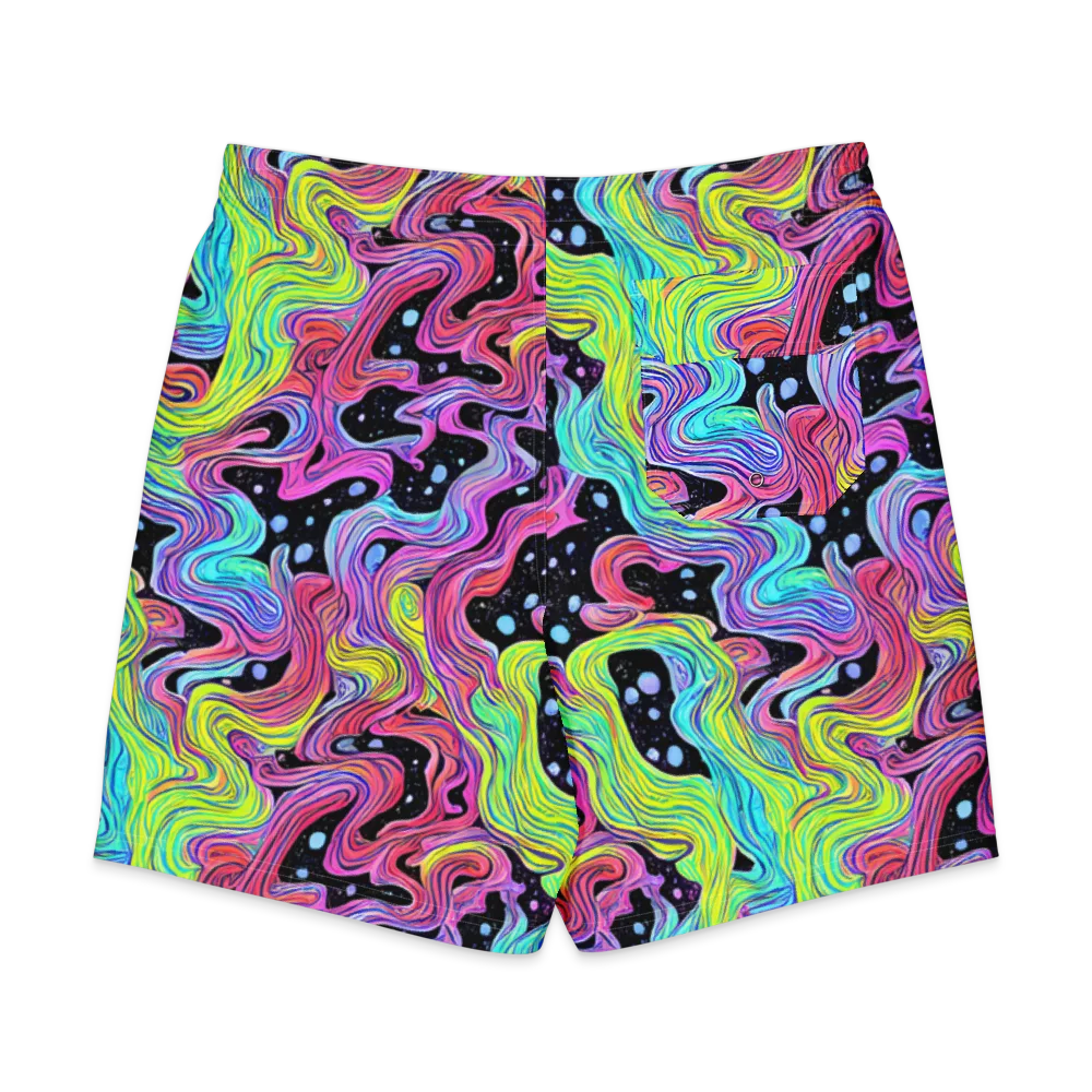Afterglow Rapids on Men's Board Shorts — Back