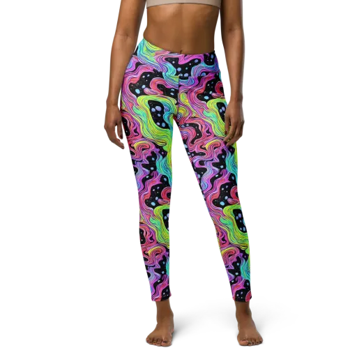 Afterglow Rapids on a Yoga Leggings