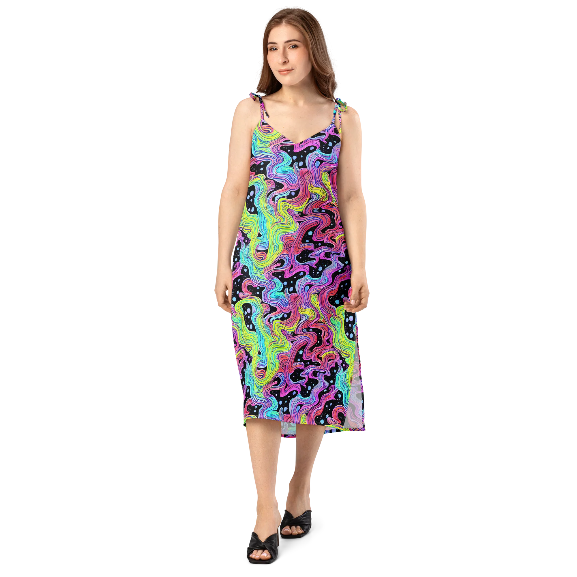 Afterglow Rapids on Slip Dress — Front