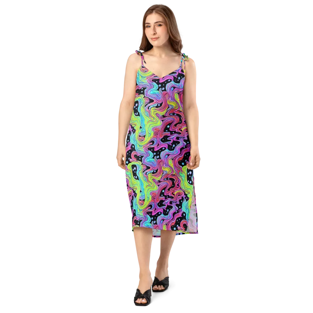 Afterglow Rapids on Slip Dress — Front