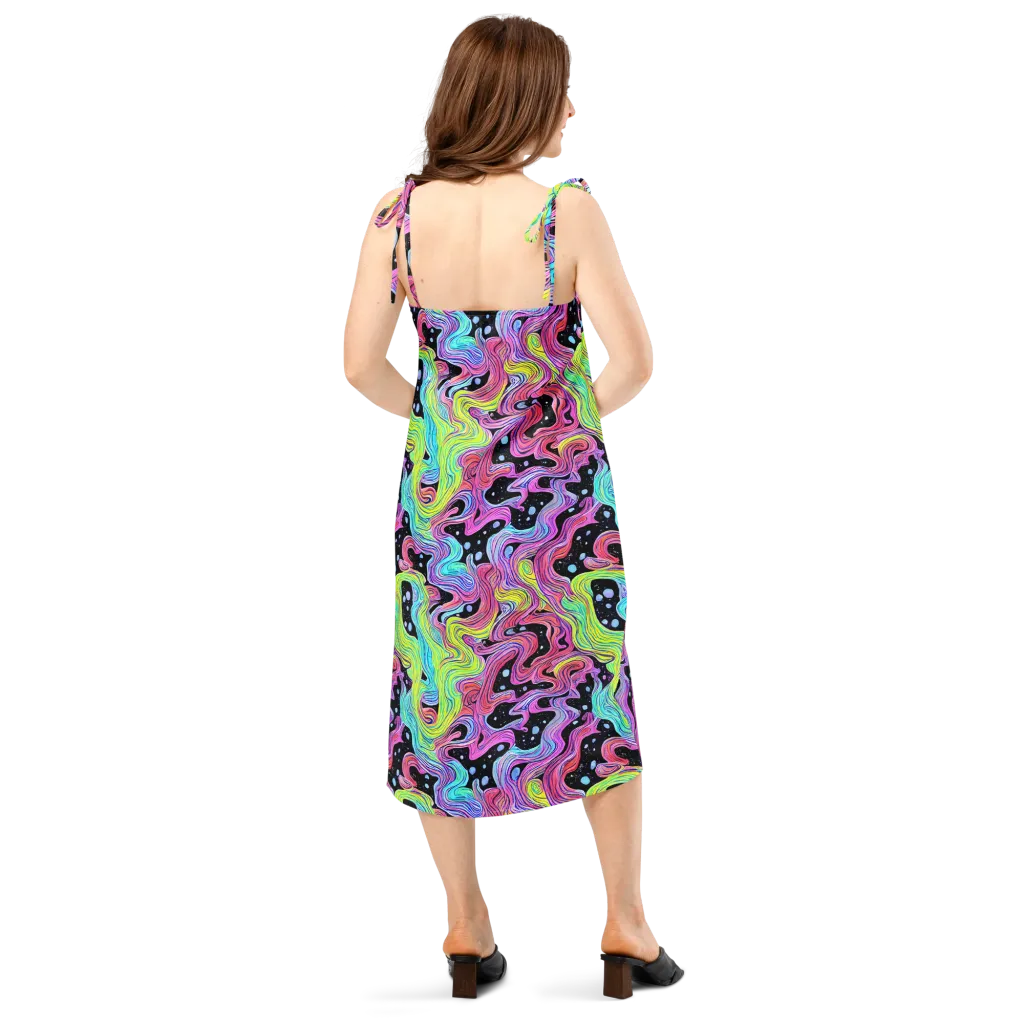 Afterglow Rapids on Slip Dress — Back