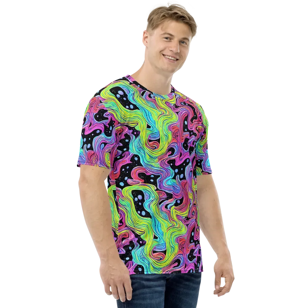 Afterglow Rapids on Men's Crew Neck T-Shirt — Right