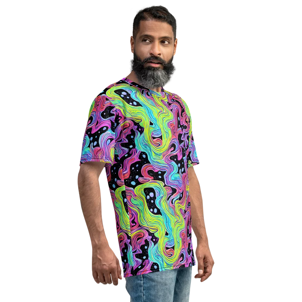 Afterglow Rapids on Men's Crew Neck T-Shirt — Right
