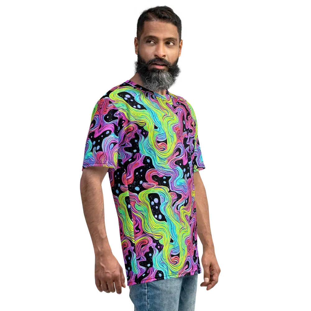 Afterglow Rapids on Men's Crew Neck T-Shirt — Right