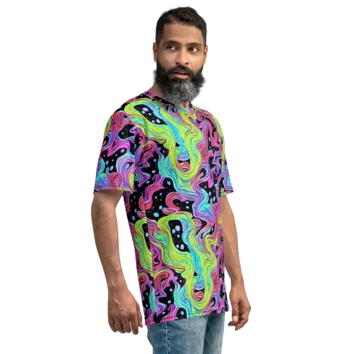 Afterglow Rapids on a Men's Crew Neck T-Shirt
