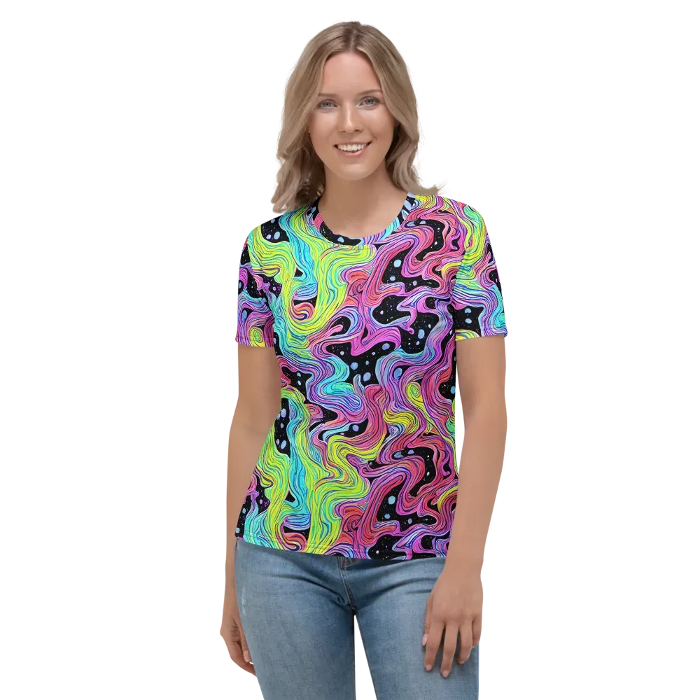 Afterglow Rapids on Women's Crew Neck T-Shirt — Front