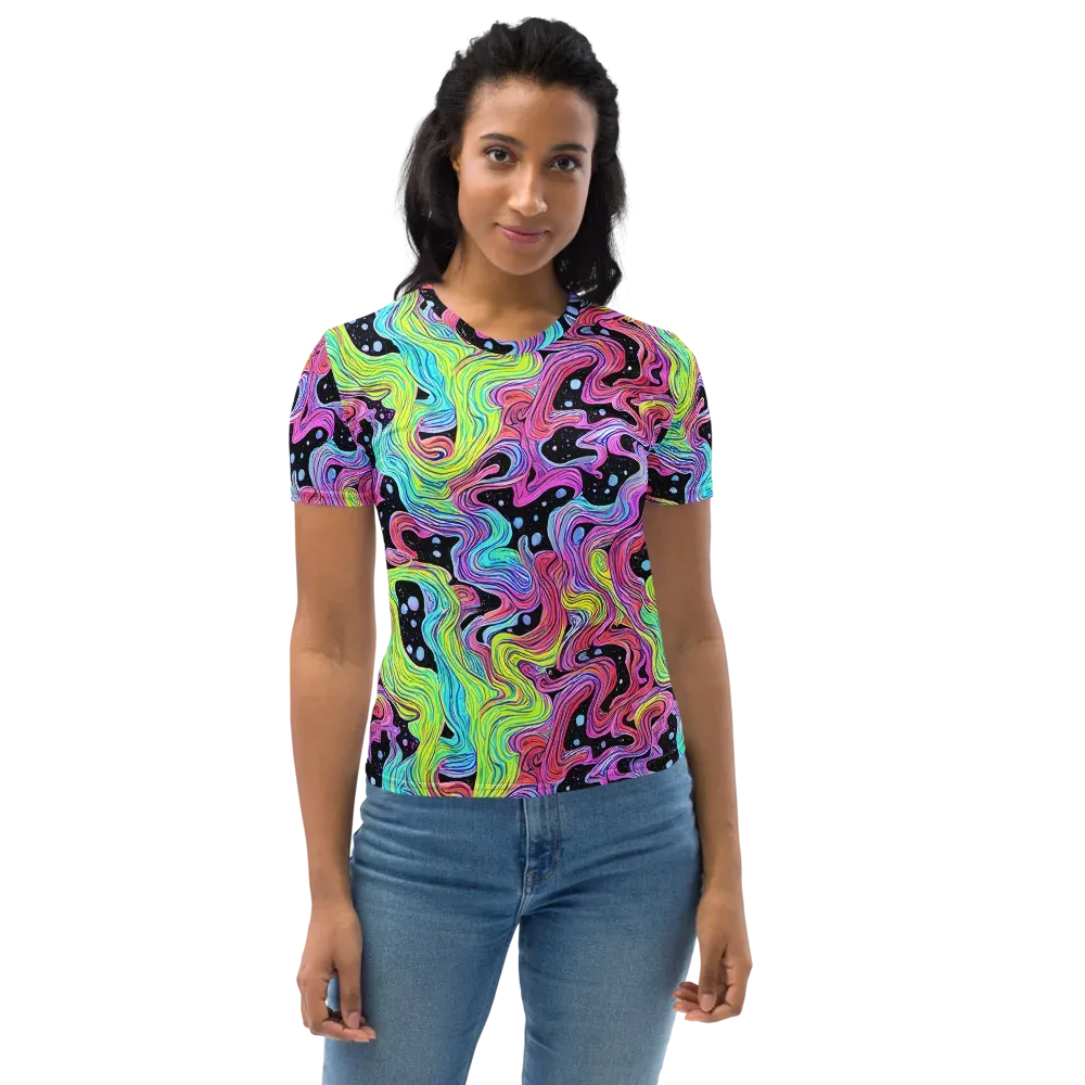 Afterglow Rapids on Women's Crew Neck T-Shirt — Front