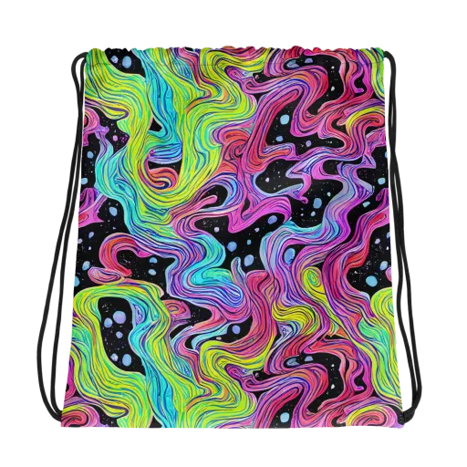Afterglow Rapids on a Drawstring Bag