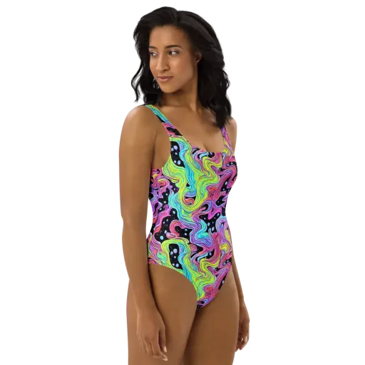 Afterglow Rapids on a One-Piece Swimsuit