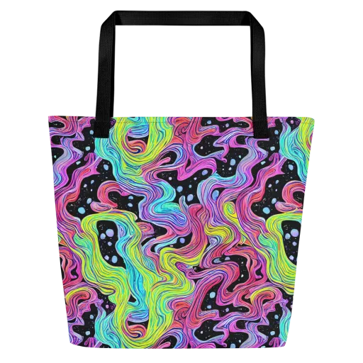 Afterglow Rapids on a Large Tote Bag W/ Pocket