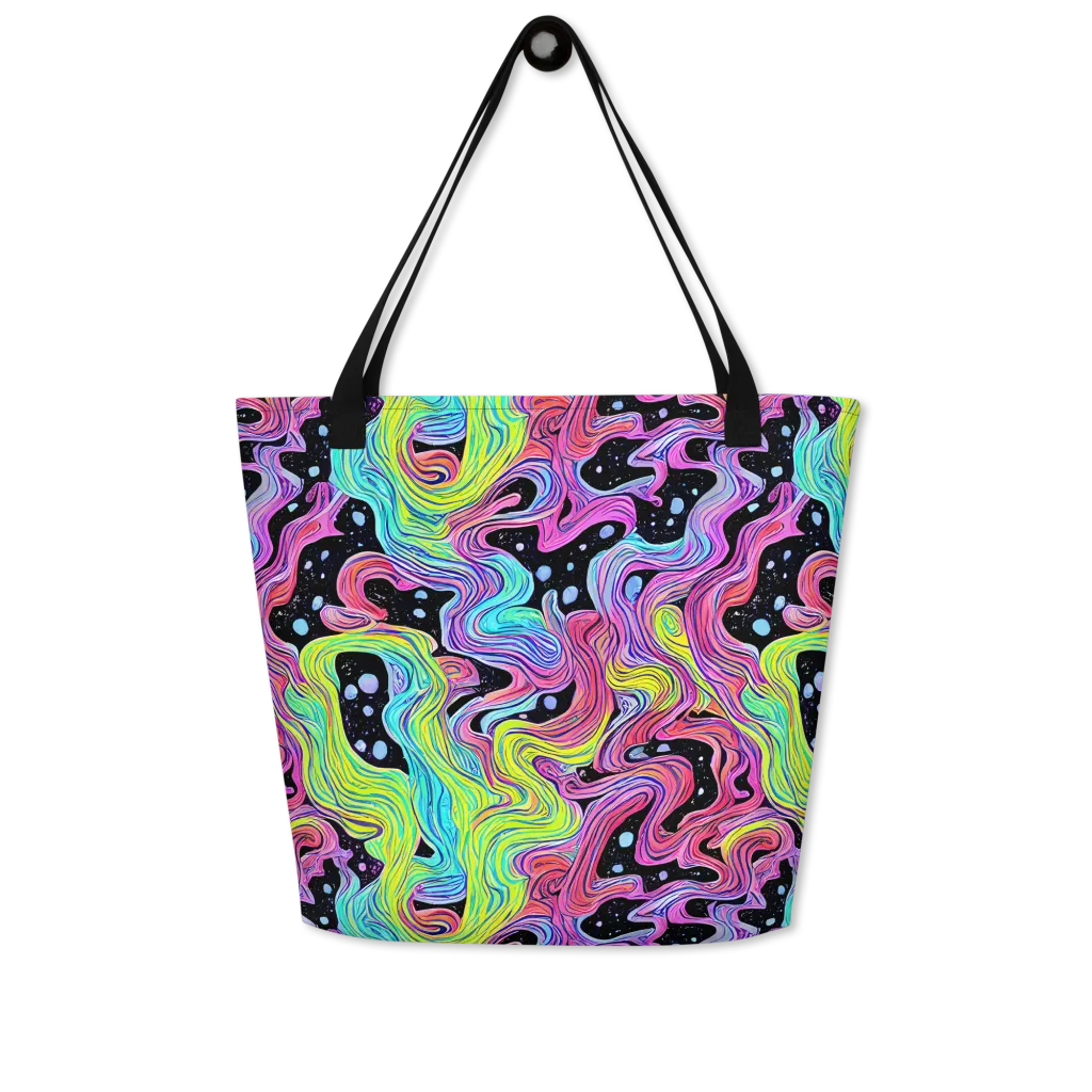 Afterglow Rapids on Large Tote Bag W/ Pocket — Front