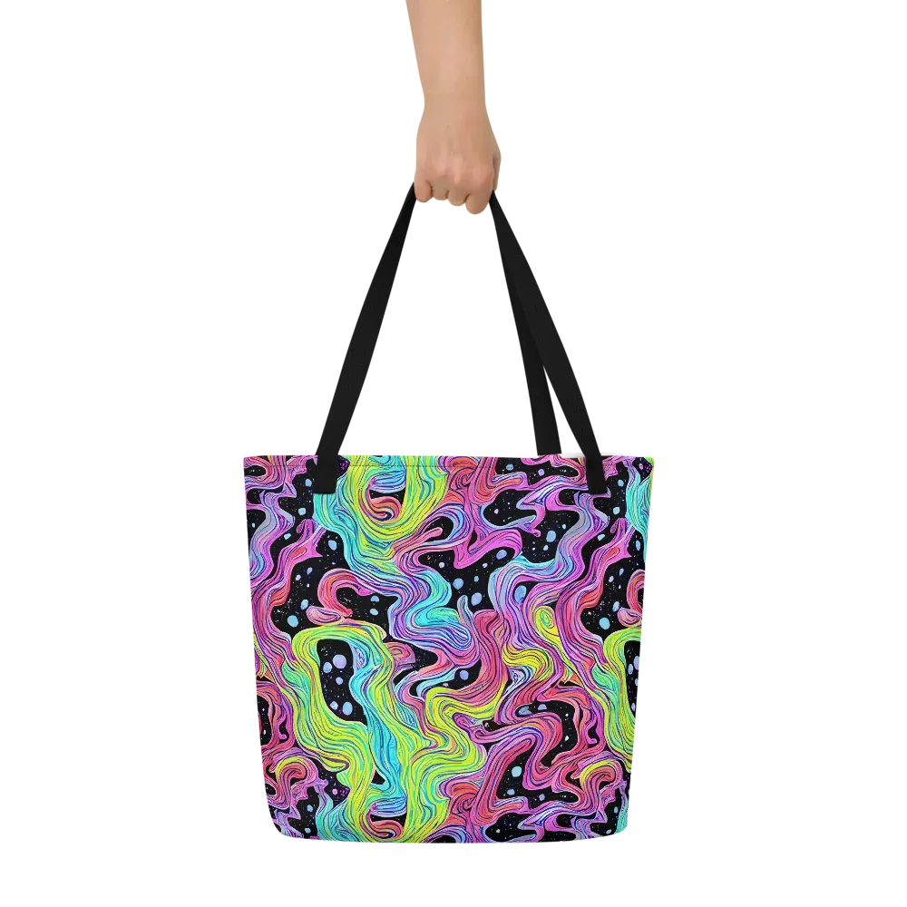 Afterglow Rapids on Large Tote Bag W/ Pocket — Front