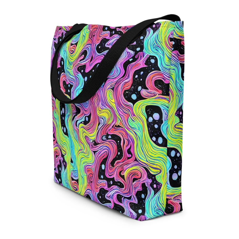 Afterglow Rapids on Large Tote Bag W/ Pocket — Front