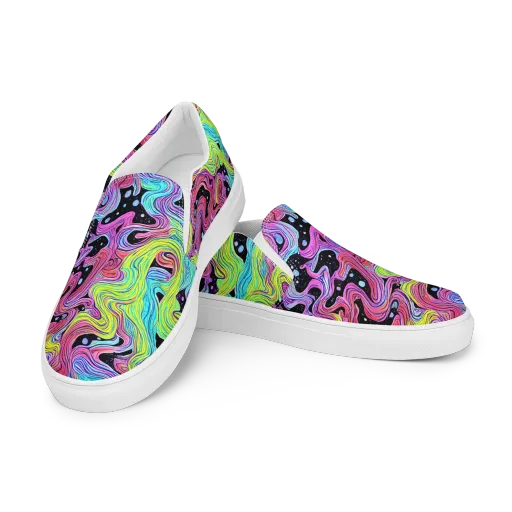 Afterglow Rapids on a Women's Slip-On Canvas Shoes