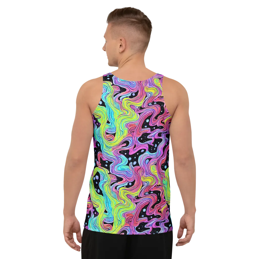 Afterglow Rapids on Men's Tank Top — Back