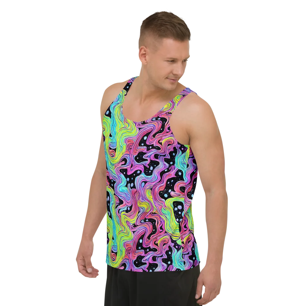 Afterglow Rapids on Men's Tank Top — Left Front