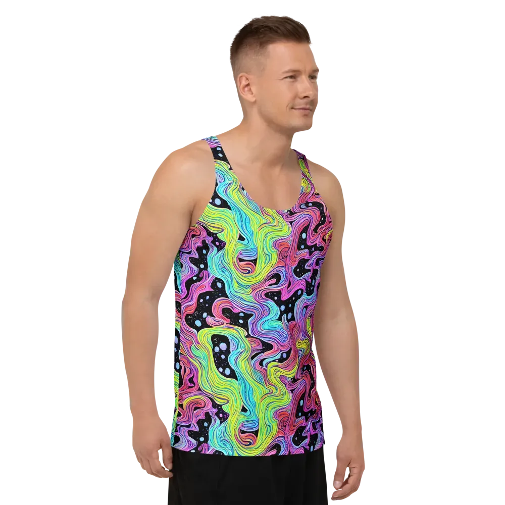 Afterglow Rapids on Men's Tank Top — Right Front