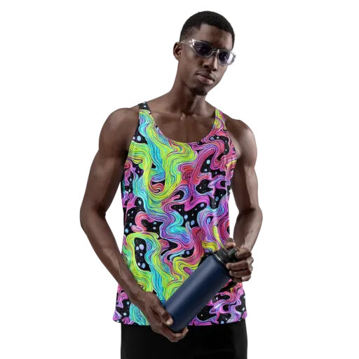 Afterglow Rapids on a Men's Tank Top