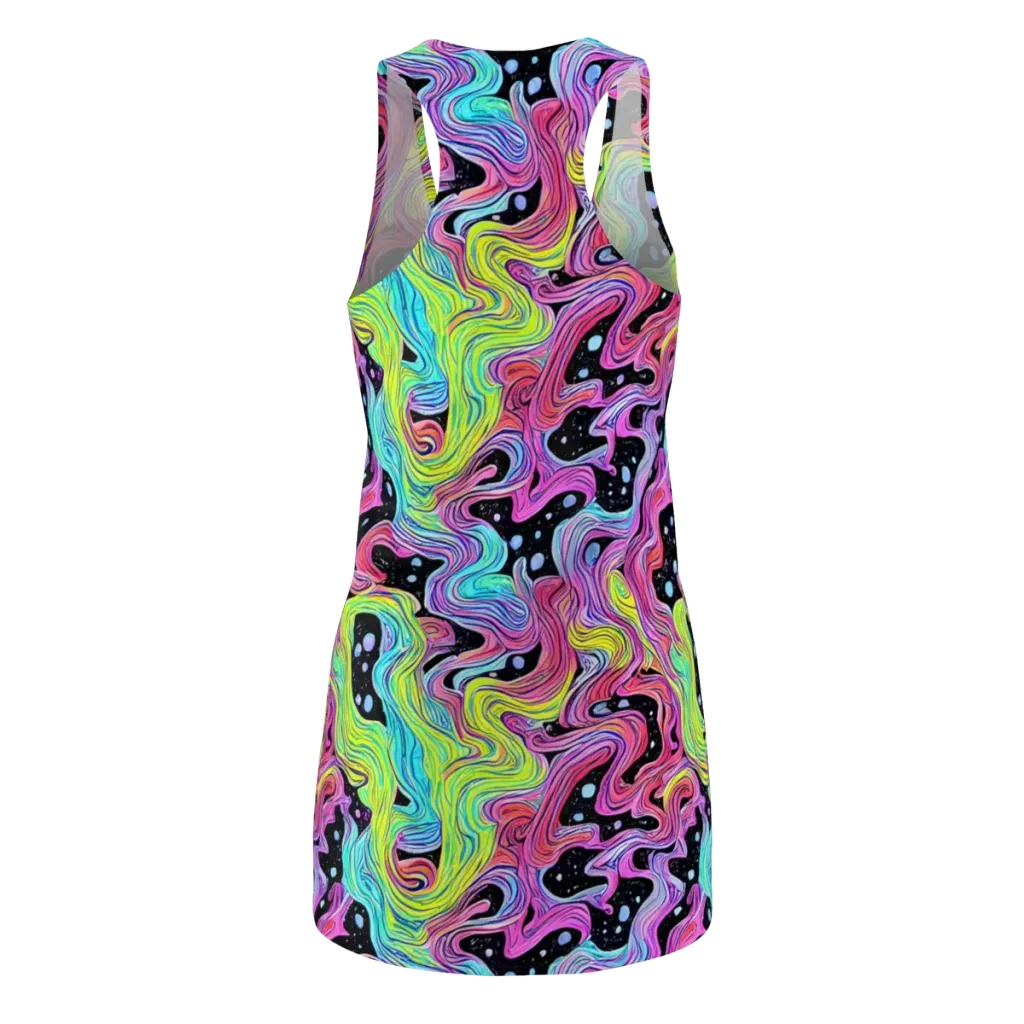 Afterglow Rapids on Racerback Dress — Back
