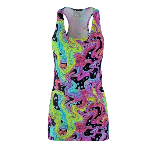 Afterglow Rapids on a Racerback Dress