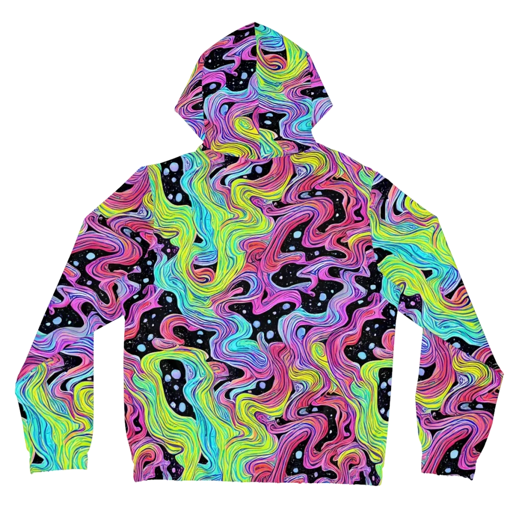 Afterglow Rapids on Women's Full-Zip Hoodie — Back