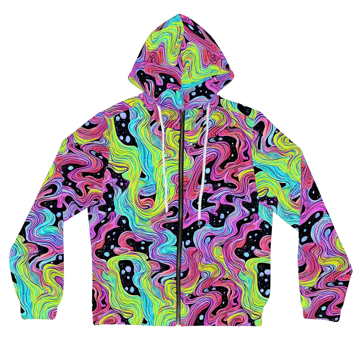 Afterglow Rapids on Women's Full-Zip Hoodie — Front