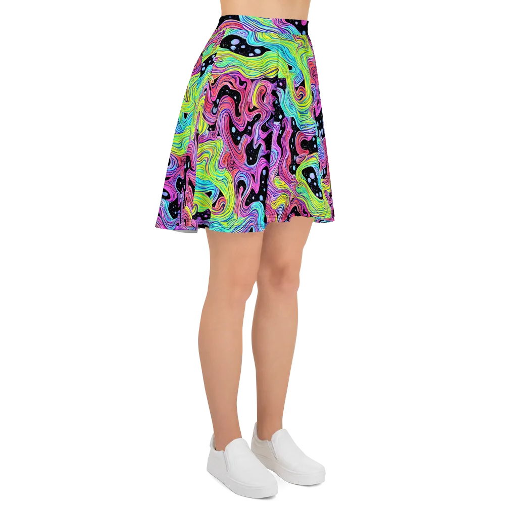 Afterglow Rapids on Skater Skirt — Right