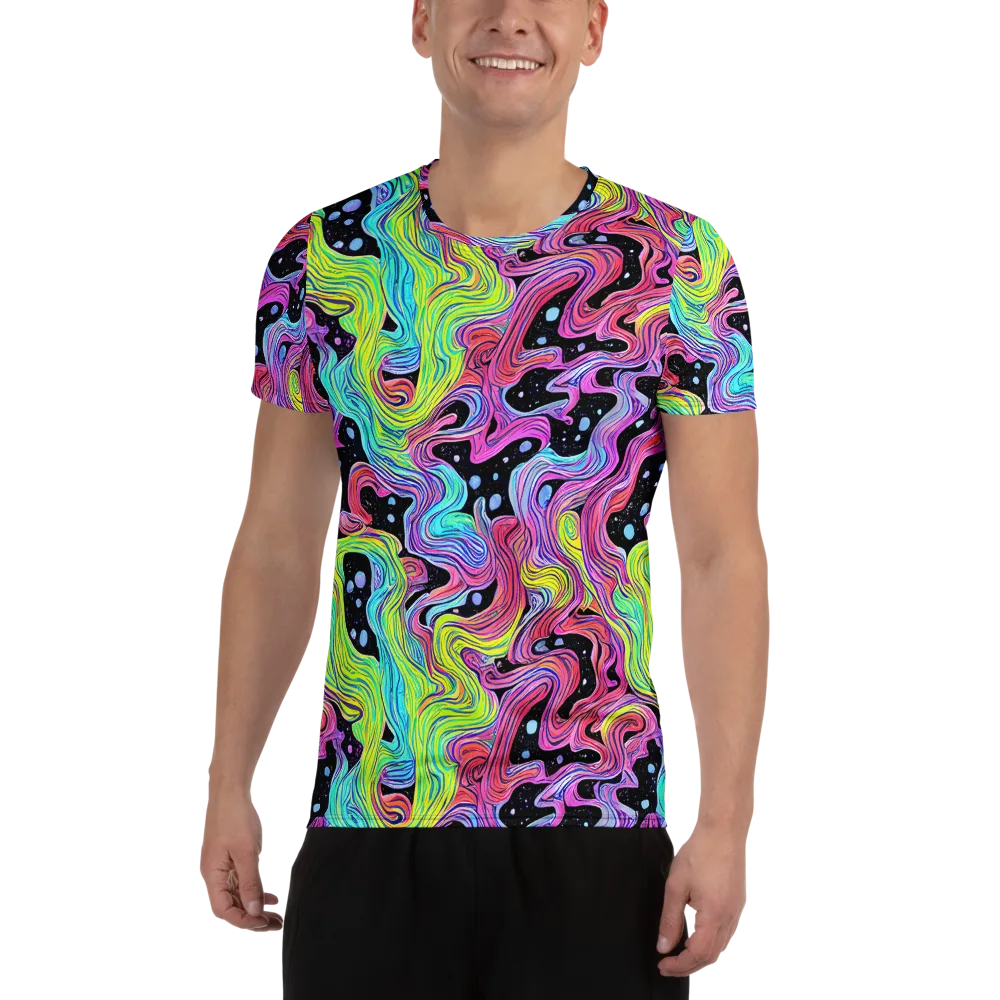 Afterglow Rapids on Men's Athletic T-Shirt — Front