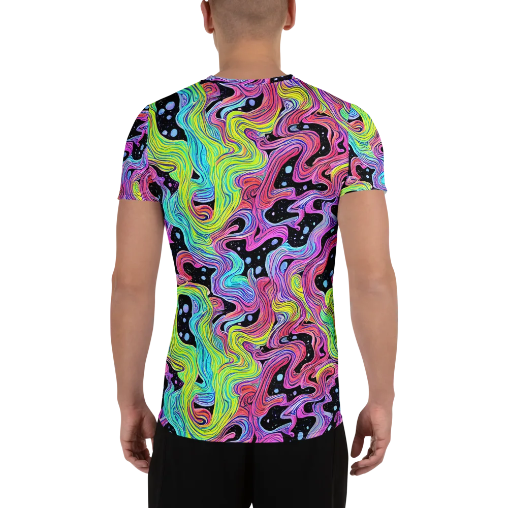 Afterglow Rapids on Men's Athletic T-Shirt — Back