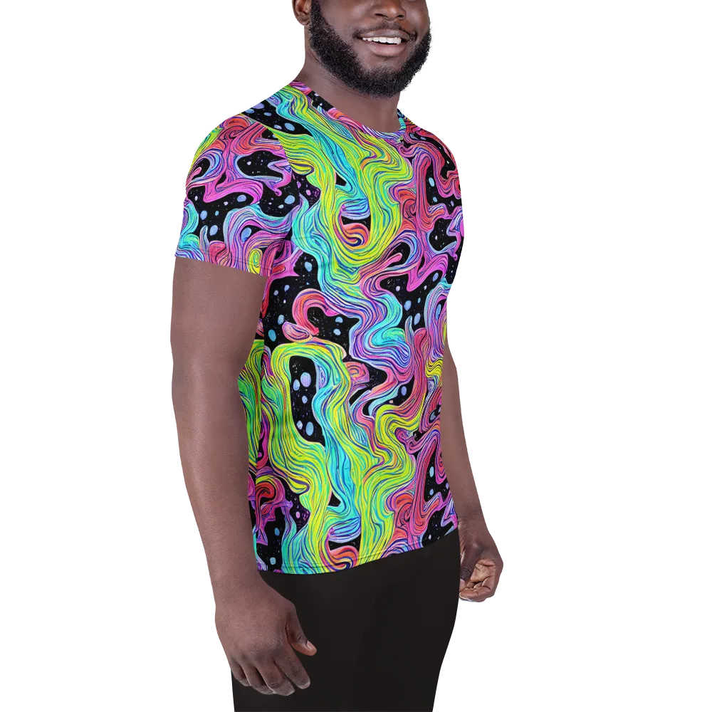 Afterglow Rapids on Men's Athletic T-Shirt — Right