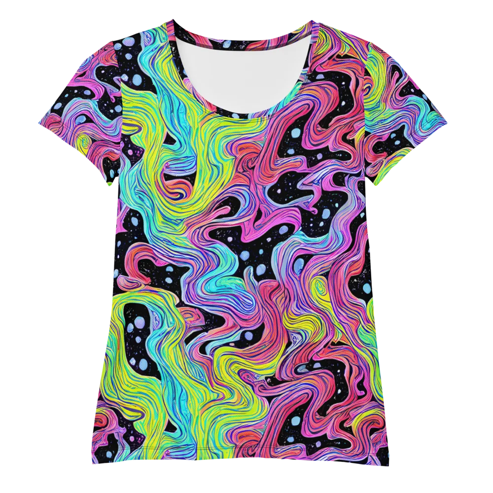 Afterglow Rapids on Women's Athletic T-Shirt — Front