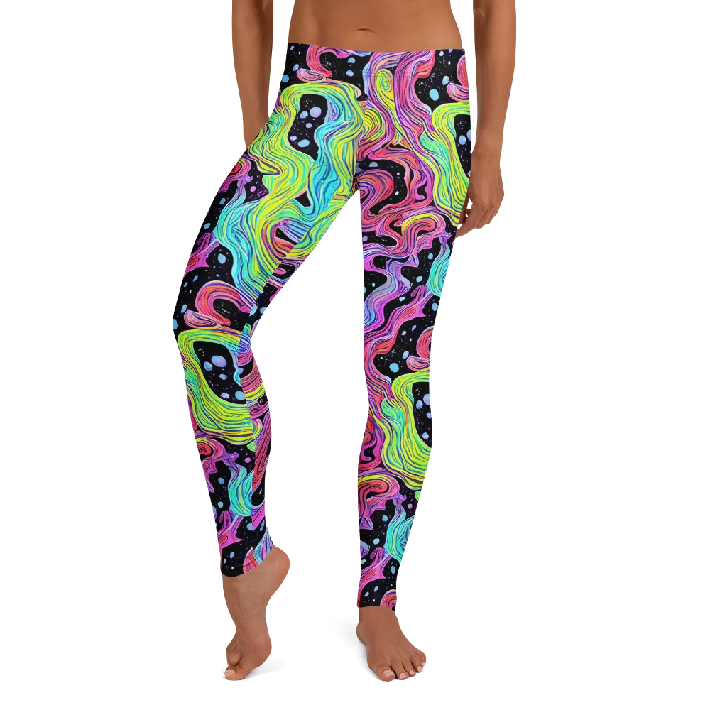 Afterglow Rapids on Leggings — Front