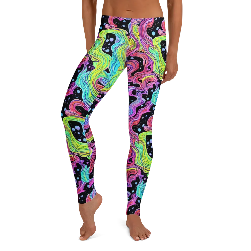 Afterglow Rapids on Leggings — Front