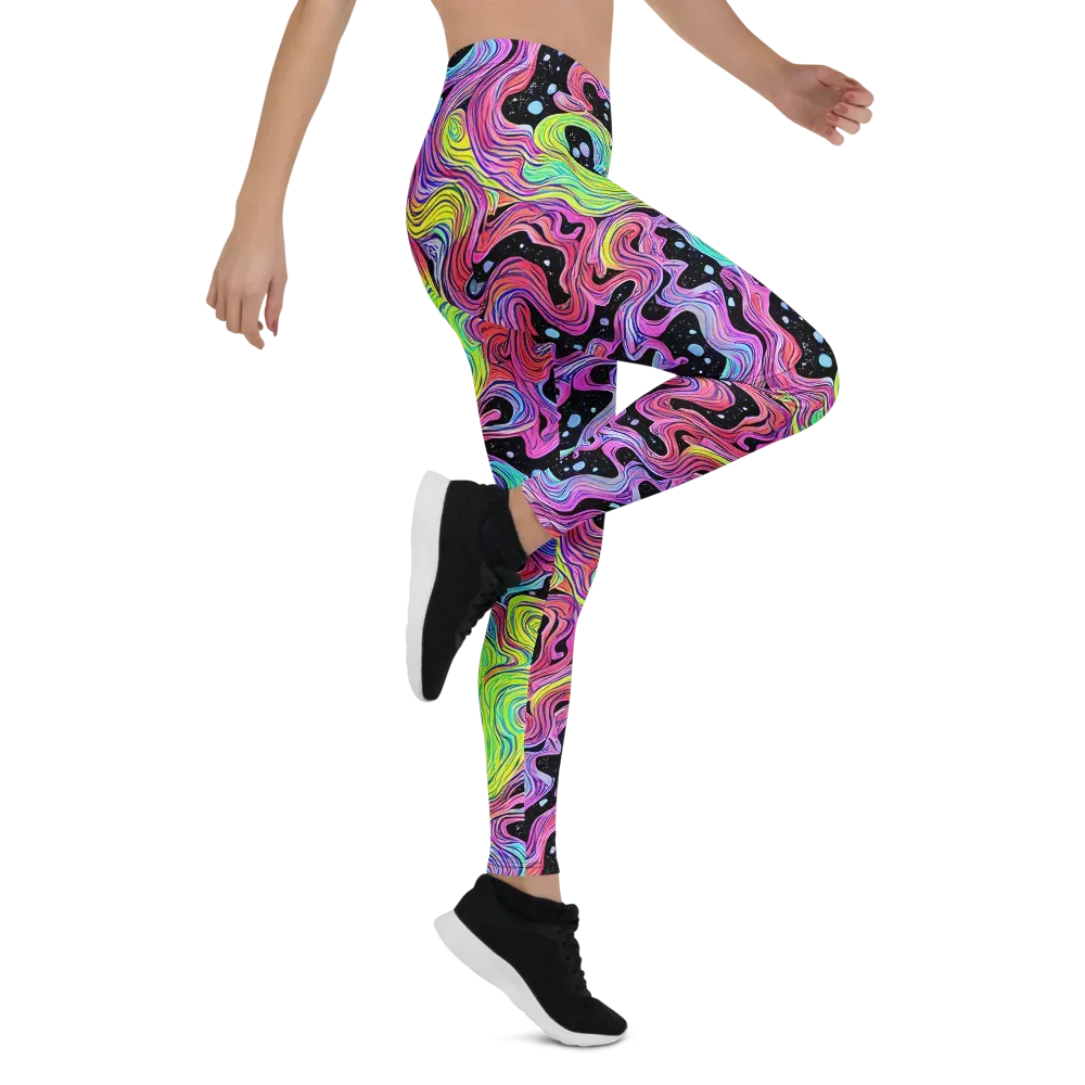 Afterglow Rapids on Leggings — Right