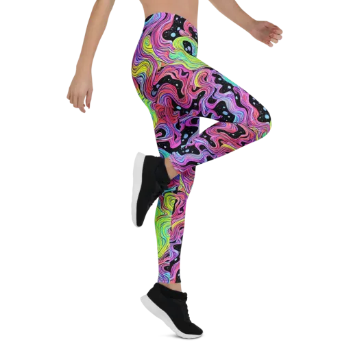 Afterglow Rapids on a Leggings