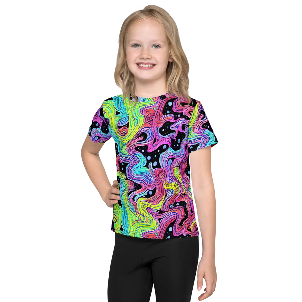 Afterglow Rapids on Kids Crew Neck T-Shirt — Front