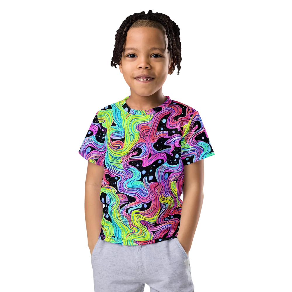 Afterglow Rapids on Kids Crew Neck T-Shirt — Front
