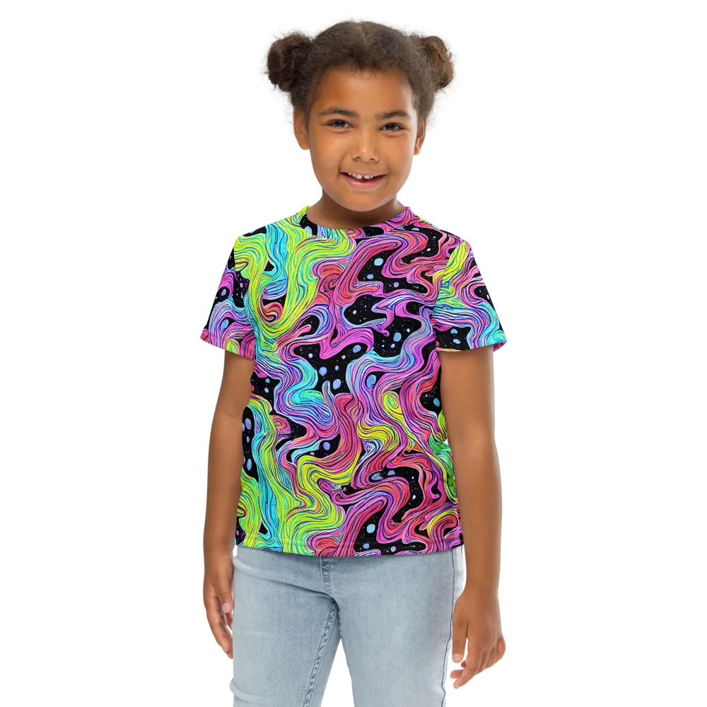 Afterglow Rapids on Kids Crew Neck T-Shirt — Front