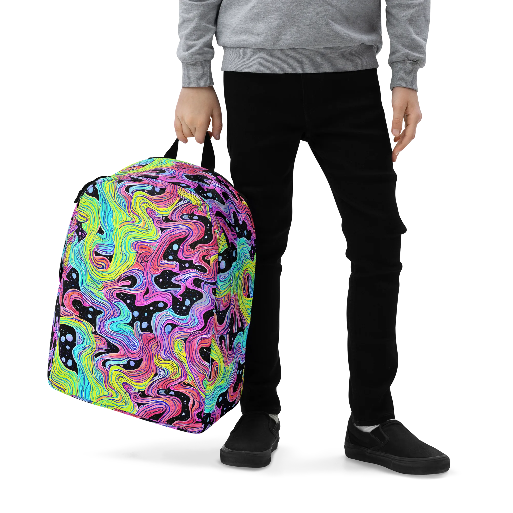 Afterglow Rapids on Minimalist Backpack — Zoomed-in
