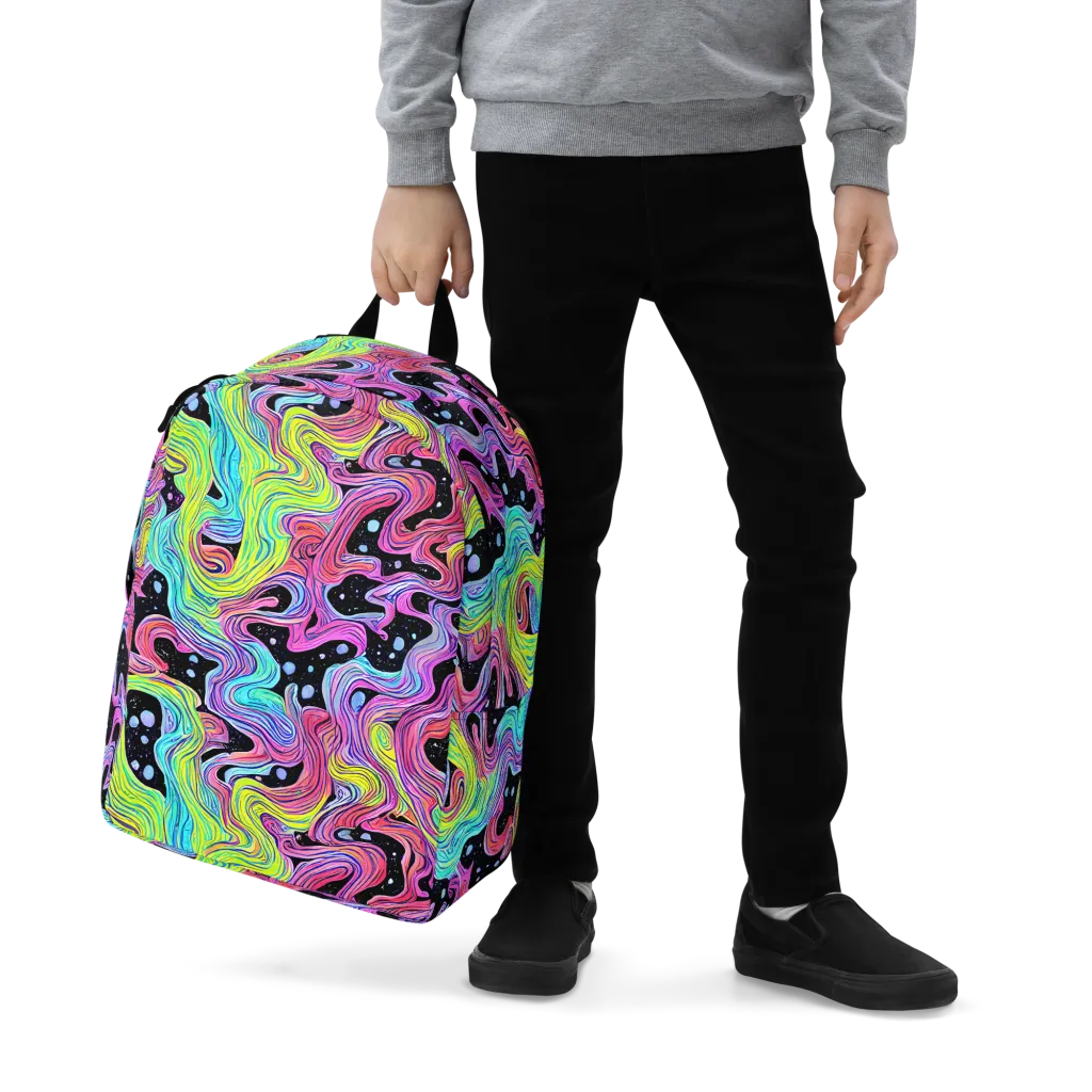 Afterglow Rapids on Minimalist Backpack — Zoomed-in